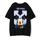 Off White T Shirt Summer Off Mouse Arrow Short Sleeve Men And Women Youth Casual Tshirt Owt