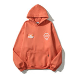 Kanye West Sunday Service Hoodie Oversize Orange Brown Color Matching Hooded Sweater For Men And Women