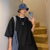 Men T-Shirts Loose Half-Sleeve Top