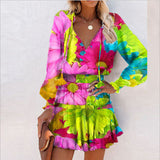 Coachella Music Festival Outfits Printing Street Trend