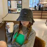 Women Bucket Hat Cowboy Fisherman Small Brim Sun Protection