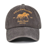Beth Dutton Hat Graffiti Printing Baseball Cap Yellowstone Yellow Baseball Cap