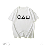Squid Game Costume sportswear short-sleeved t-shirt top for men and women