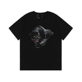 Vlone T Shirt Personality Black Panther Big V T-Shirt Teen Short Sleeve