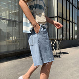 Men Denim Shorts Men's Summer