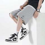 Men White Shorts Summer Men's Cotton Shorts Beach Pants Sports