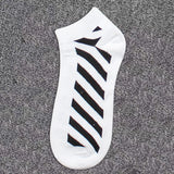 Off White Socks Short Socks Men's and Women's Basketball Sports Ankle Socks Hip Hop Socks