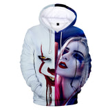 Anime Hoddies Stephen King's It 2 Coat Fall Winter Fashion 3D Digital Printed Hood Sweatshirt Hoodie