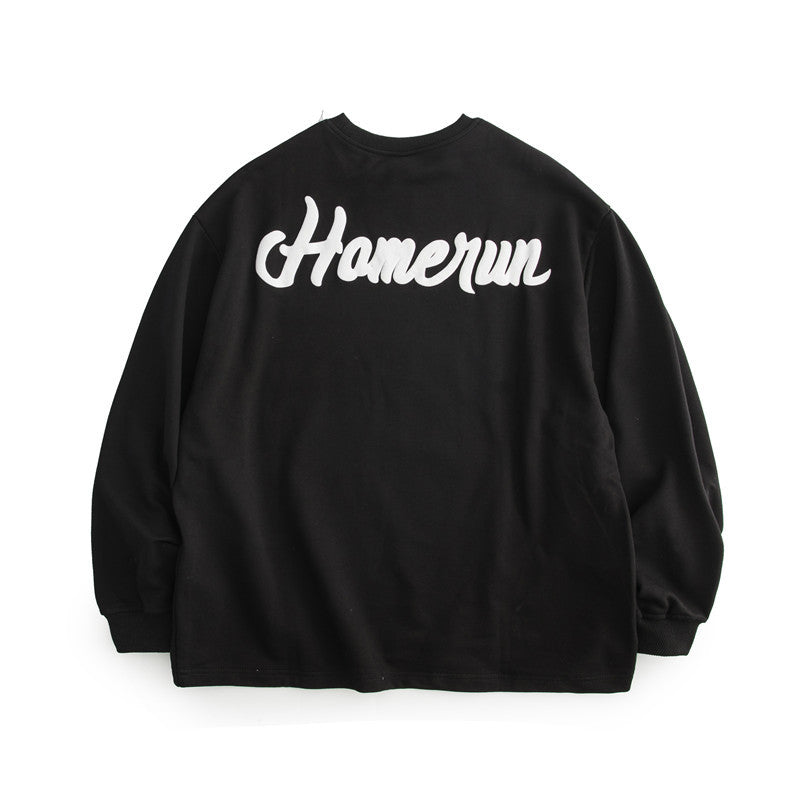 Crew Neck Sweatshirts for Men Men's Clothing Autumn Printing Casual round Neck Sweater Boys