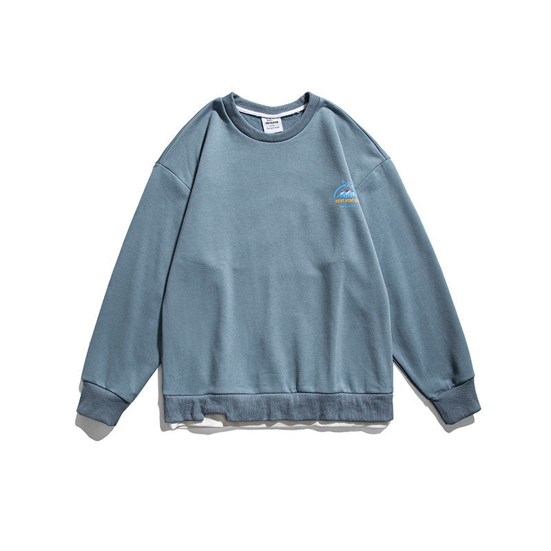 Crew Neck Sweatshirts for Men's Autumn Fashion Sports Sweater