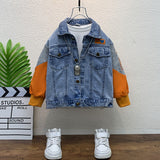 Toddler Boys Jackets Boys' Denim Jacket Spring and Autumn
