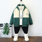 Toddler Boys Jackets Children's Autumn Clothing Jacket Boys' Spring Baseball Uniform