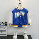 Toddler Boys Jackets Children's Clothing Boys Autumn Clothing Baseball Uniform Jacket