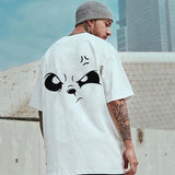 Men T-Shirts Oversize Loose Half Sleeve