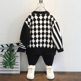 Toddler Boys Jackets Cardigan Sweater Boys Spring and Autumn Coat Boys