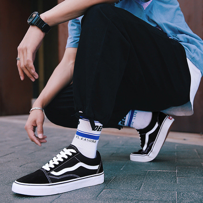 Flat Shoes Men's Shoes Summer Student Low-Top Casual Board Shoes Retro Canvas Shoes