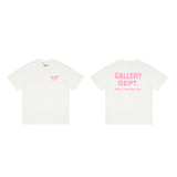 Gallery Dept T Shitrs Letter Print Short-Sleeve plus Size for Men and Women