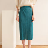 MIDI Mauve Skirt Mid-Length Split Skirt for Spring and Summer