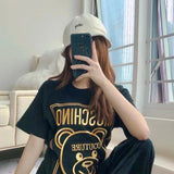 Moschino T Shirt Cartoon Short Sleeve T-Shirt Couple