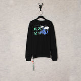 Off White Sweatshirts Arrow Round Neck Sweater Loose Bottoming Shirt