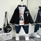 Toddler Boys Jackets Boy's Autumn Coat Spring and Autumn Baseball Uniform