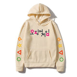 Squid Game Costume Autumn and Winter Squid Game Loose Casual Large Size Hooded Sweater