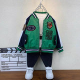 Toddler Boys Jackets Boys' Jacket Spring and Autumn Baseball Uniform