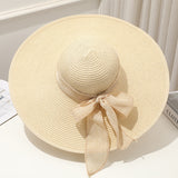 Big Hats Straw Hat Summer Beach Hat Sun Hat Sun Protection Women's Sun Hat