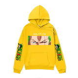 Anime Hoddies One Piece Series Sweater Men Sauron Print Fall Winter Coat