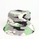Bucket Hat Fishing Cap Cotton Print Fisherman Hat Camouflage Men's and Women's Outdoor Leisure Sun Hat