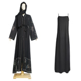 African Dashiki Dress Women's plus Size Black Dress