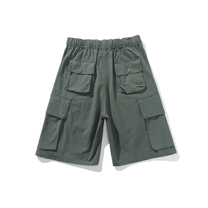 Men Shorts Summer Men's Decorative Casual Retro Shorts