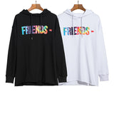 Vlone Hoodie Autumn Letter Loose Men And Women Couple Hooded Sweater