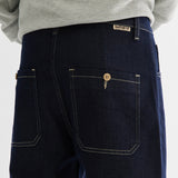 Men Jeans Dark Blue Jeans Spring Trend All-Match