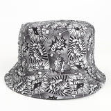 Bucket Hat Fishing Cap Cotton Print Fisherman Hat Printed Street Fashion Sun Hat