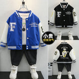 Toddler Boys Jackets Boys Autumn Clothing Baseball Uniform Jacket