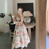 Betty Draper Valentine's Day Dress Vintage Floral Dress for Women Spring and Summer Print