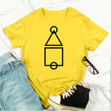 Squid Game Costume Printed Short Sleeve Pullover Short Sleeve T-shirt