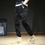 Cuffed Cargo Pants Autumn Leisure Men's Loose