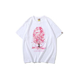 Bathing Ape T Shirt Casual Pink T-shirt Short Sleeve