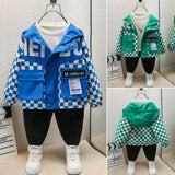 Toddler Boys Jackets Boy's Spring Coat Hooded Clothes