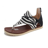 Women Open Toe Sandals Flats Summer Flat Casual Large Size Sandals