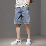 Men Denim Shorts Summer Denim Shorts Men's Loose