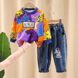 Toddler Boys Sweater Boys Sweater Suit Spring and Autumn