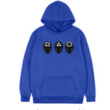 Squid Game Costume Pattern Print Hooded Couple Sweater