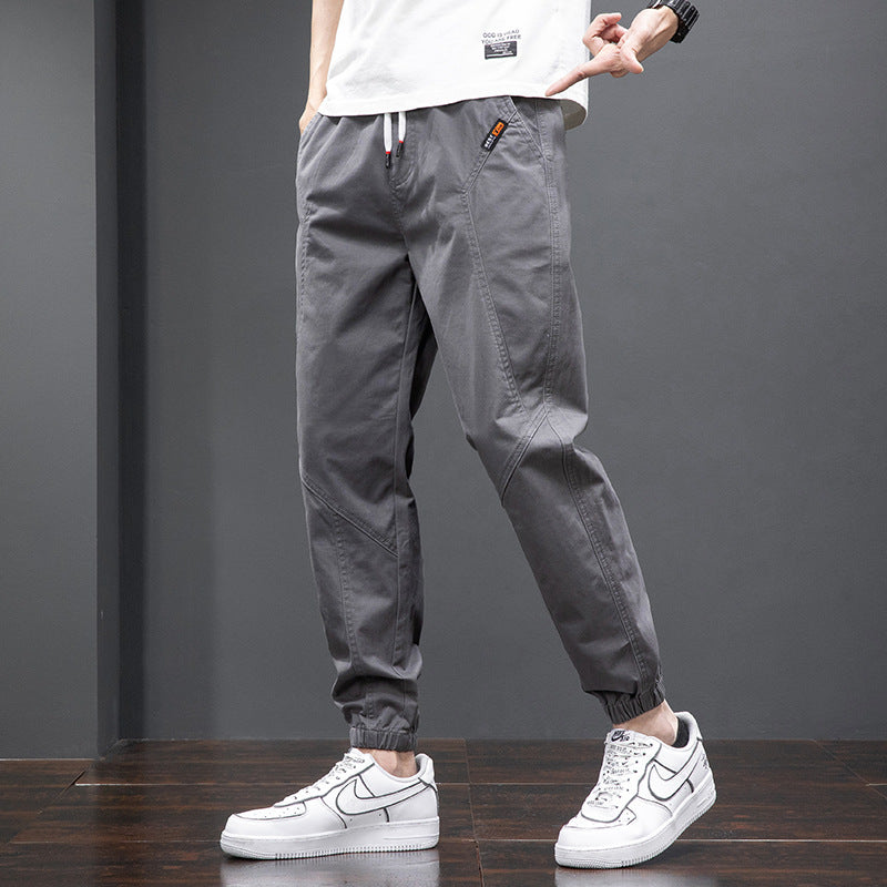 Cuffed Cargo Pants Summer Casual Pants Men's Pants