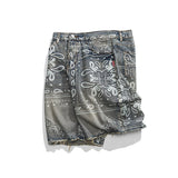 Men Shorts Summer Casual Retro Washed Shorts