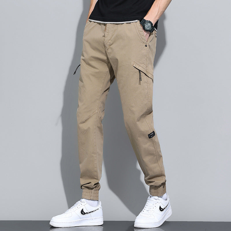 Cuffed Cargo Pants Men's Sweat Pants