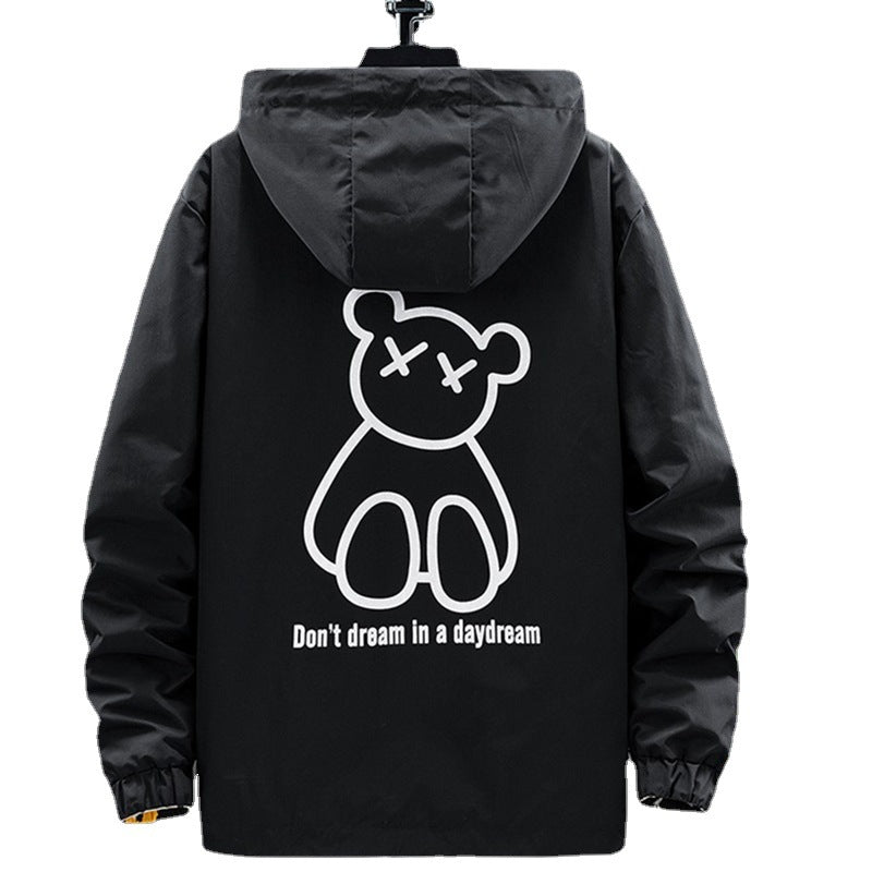 Men Jackets Printed Hooded