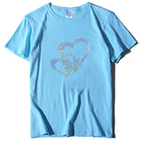 Valentine's Day T Shirt Short-Sleeved T-shirt Summer plus Size Top